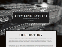 Tablet Screenshot of citylinetattoo.com